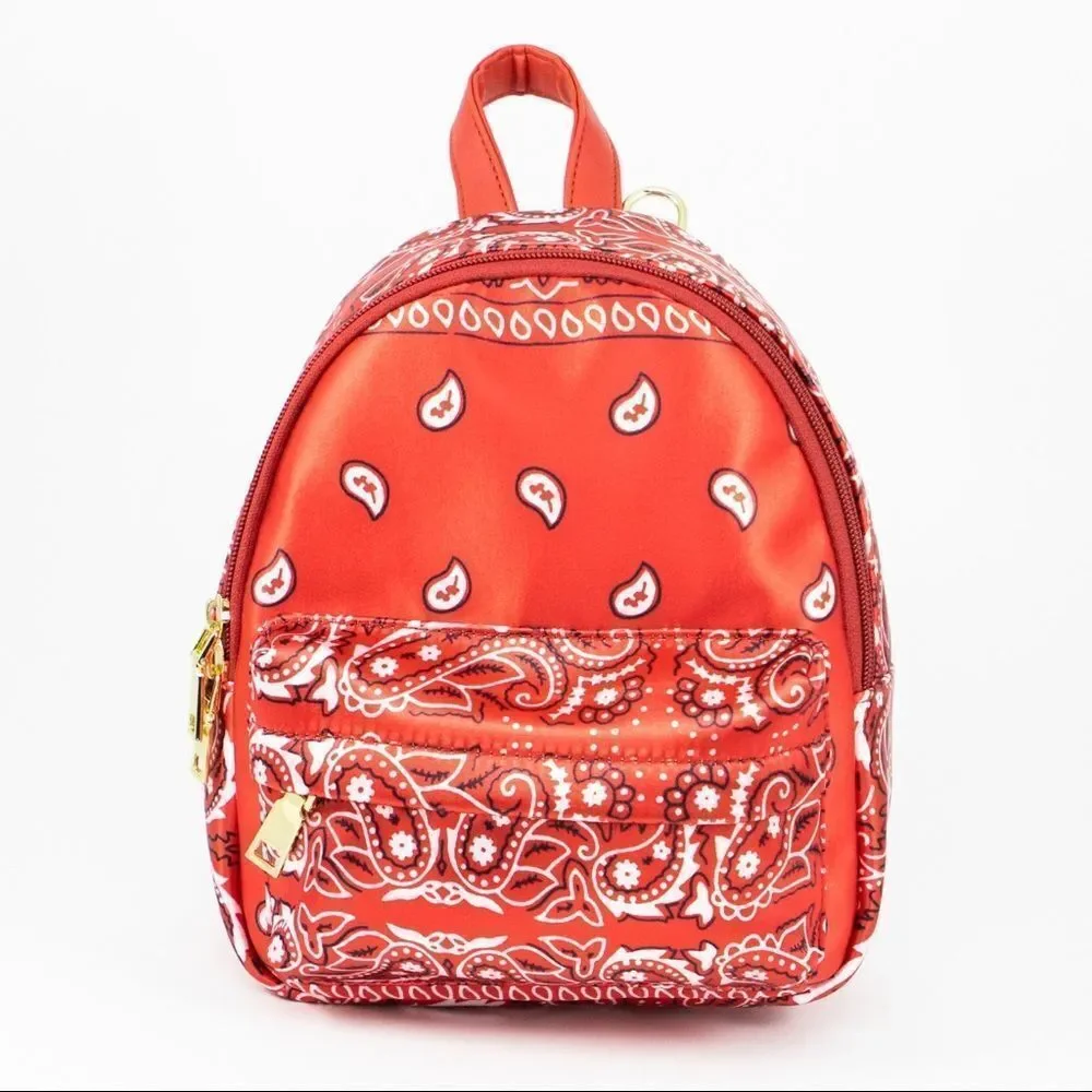 Red Bandana BagPack